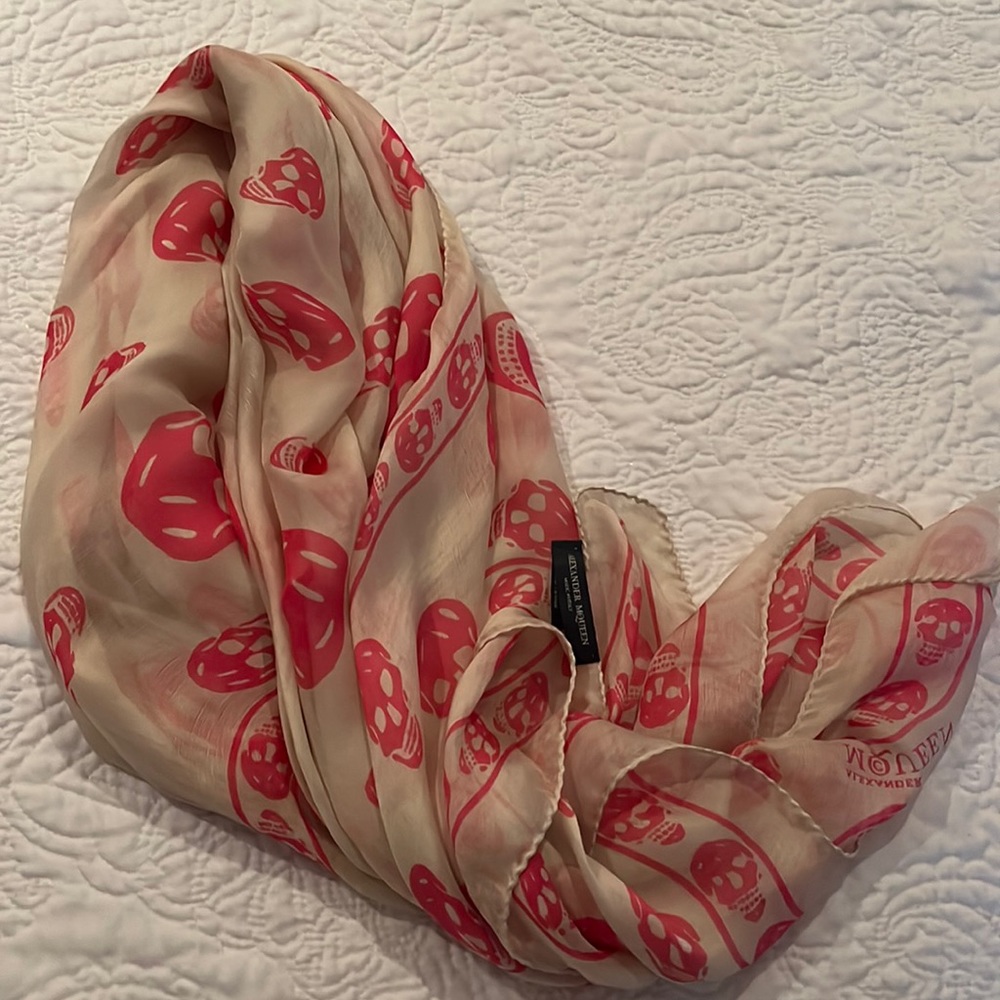 Authentic Alexander McQueen Silk Scarf